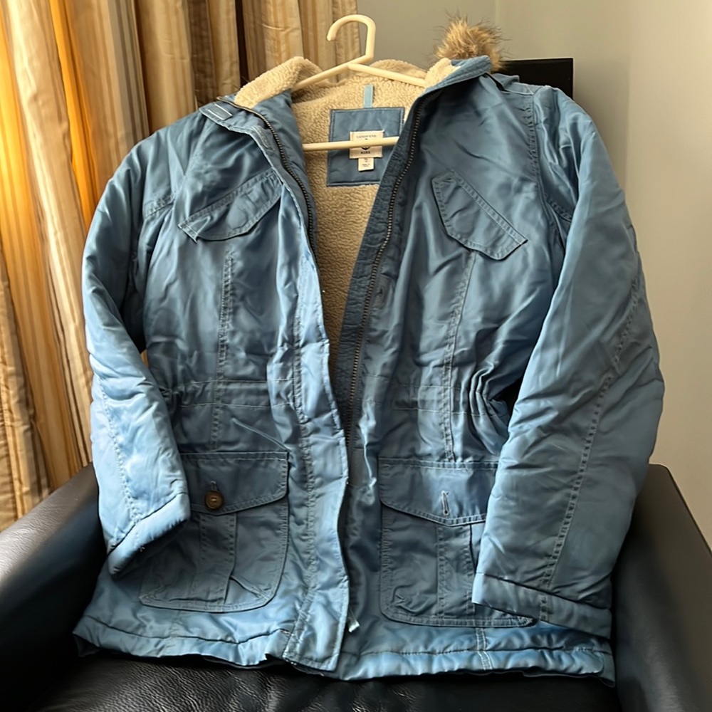 Lands end big girl parka jacket in excellent condition